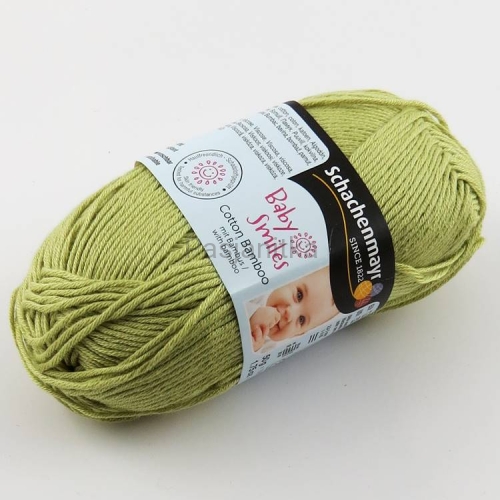 Włóczka Baby Smiles Cotton Bamboo 1075 jasny zielony