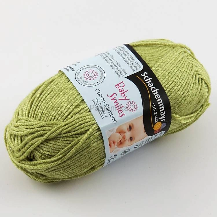 Włóczka Baby Smiles Cotton Bamboo 1075 jasny zielony