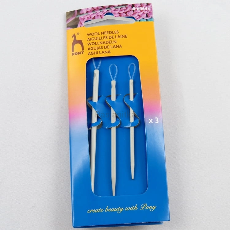 Igły do wełny PONY plastikowe