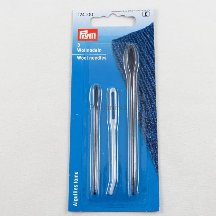 Igły do wełny Prym 3 szt plastikowe