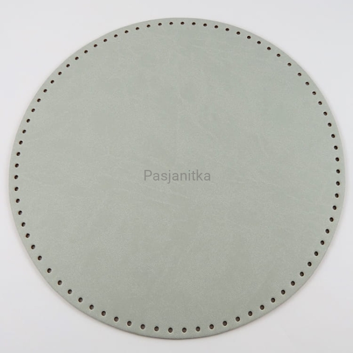 Dno eko-skóra do torebki, 25 cm jasny szary