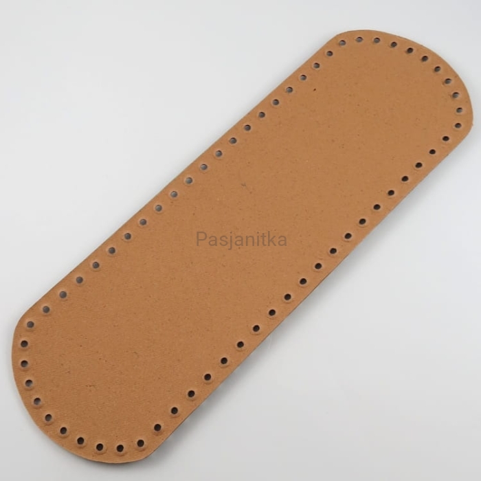 Dno eko-skóra do torebki, 10 x 30 cm granat