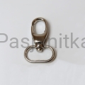 Karabińczyk 20 mm x 39 mm, srebrny