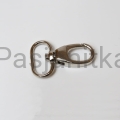 Karabińczyk 20 mm x 39 mm, srebrny