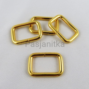 Ramka metalowa 26 mm, złoty
