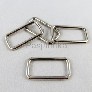 Ramka metalowa 40 mm, srebrny