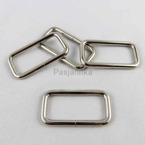 Ramka metalowa 40 mm, srebrny