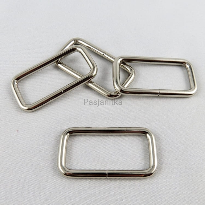 Ramka metalowa 40 mm, srebrny