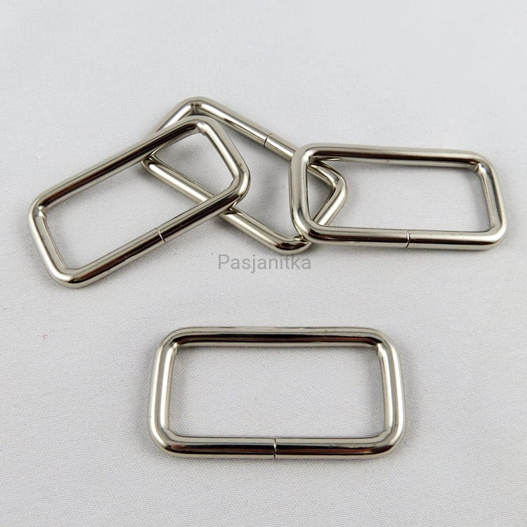 Ramka metalowa 40 mm, srebrny
