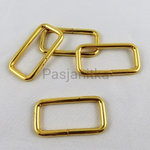 Ramka metalowa 40 mm, złoty
