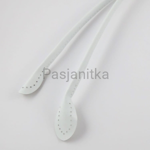 Rączki do torebki ekoskóra 60 cm białe