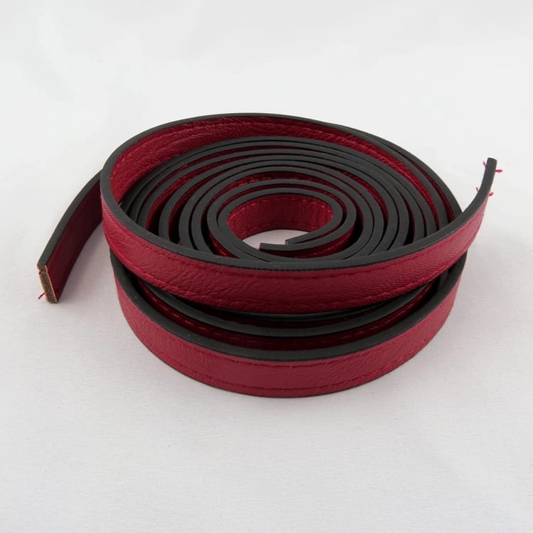 Pasek do torby 120 cm ekoskóra 2 szt / ciemny czerwony