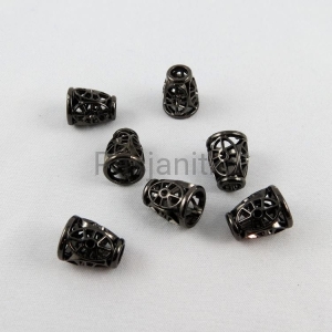 Końcówka metalowa 11 x 14 mm czarny