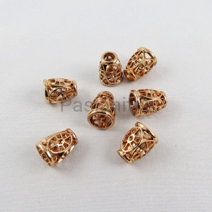 Końcówka metalowa 11 x 14 mm złoty