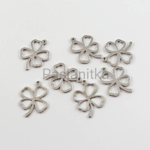 Zawieszka koniczyna 20 x 24 mm srebrny