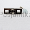 Zapięcie do torebki srebrny, 70 x 20 mm