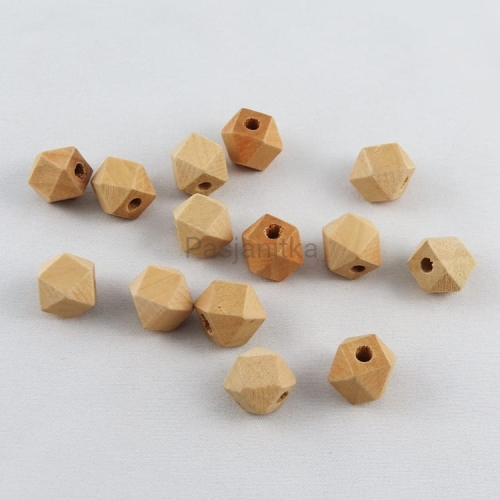 Drewniane koraliki 12 x 12 mm