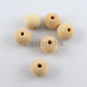 Drewniane koraliki 20 mm naturalne nr 2