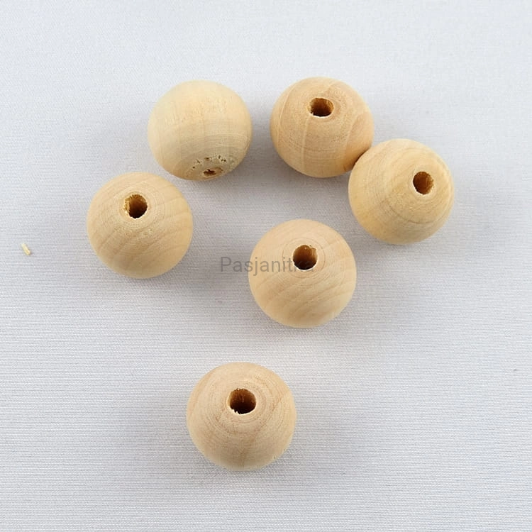 Drewniane koraliki 20 mm naturalne nr 2.JPG