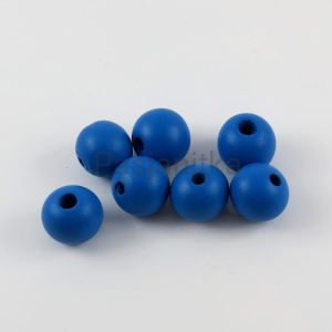 Drewniane koraliki 20 mm niebieski
