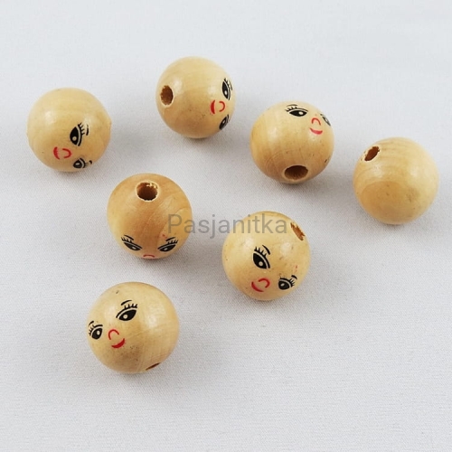 Drewniane koraliki buzia 22 mm