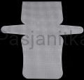 Kanwa plastikowa 54 cm x 50,5 cm biały