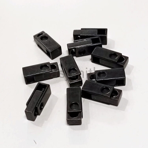 Stoper / Końcówka metalowy /2,3 cm x 9 mm/4mm/ czarny