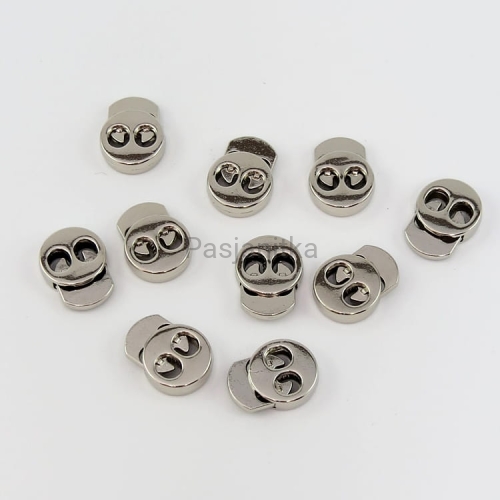 Stoper metalowy 1,5 cm x 1,8 mm/3,5mm/ srebrny