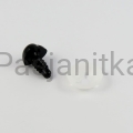 Nos czarne serduszko 15 x 16 mm