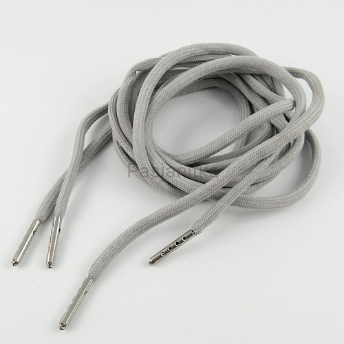 Sznurek odzieżowy / Sznurówki 130 cm jasny szary