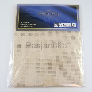 Kanwa/ Tkanina do Haftu 10 ct / 34 x 45 cm / ecru