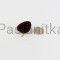 Nos trójkąt aksamitek 15 x 20 mm brązowy