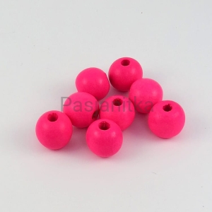 Drewniane koraliki 20 mm amarant