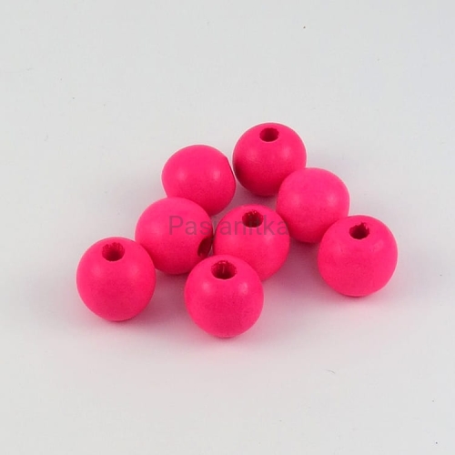 Drewniane koraliki 20 mm amarant