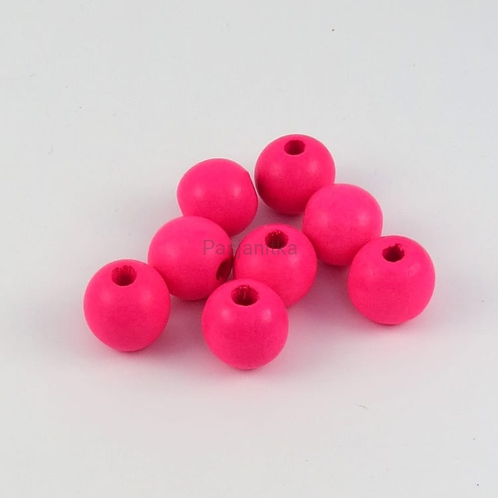 Drewniane koraliki 20 mm amarant