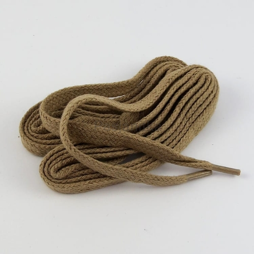 Sznurówki 100 cm płaskie / jasny beż