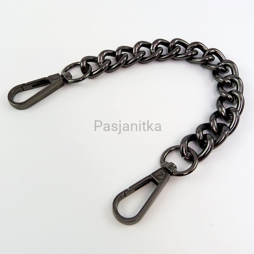 Rączki / Łańcuszek do torebki 25 cm / czarny