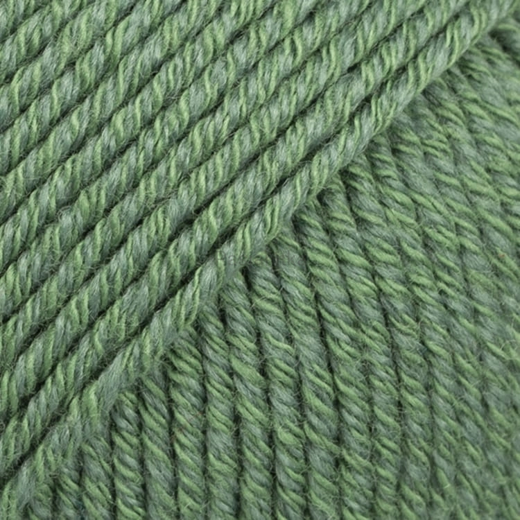 Włóczki Drops Cotton Merino / 11 zielony leśny