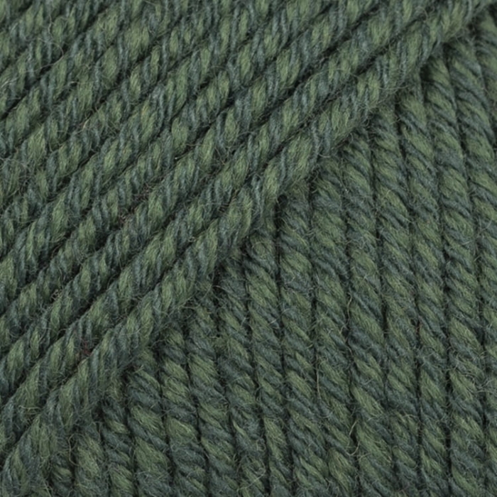 Włóczki Drops Cotton Merino / 22 ciemno zielony