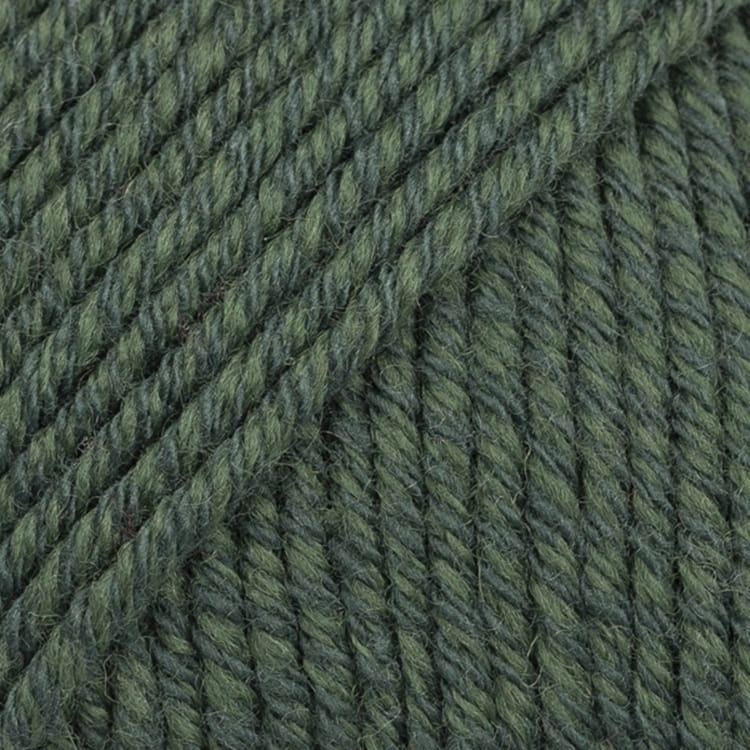 Włóczki Drops Cotton Merino / 22 ciemno zielony