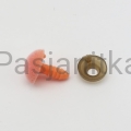 Nos trójkąt aksamitek 11 x 14 mm łosoś