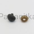Nos trójkąt aksamitek 11 x 14 mm szary