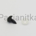 Nos trójkąt aksamitek 10 x 12 mm szary