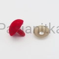 Nos trójkąt aksamitek 20 x 25 mm czerwony