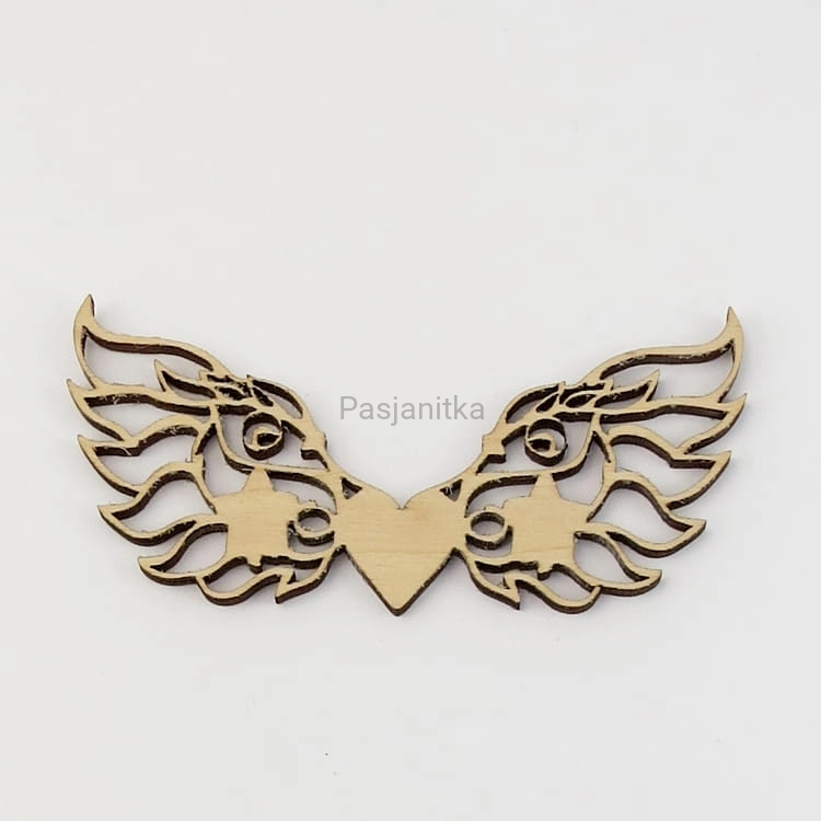 Drewniane skrzydła nr 11 // 10 cm x 5 cm