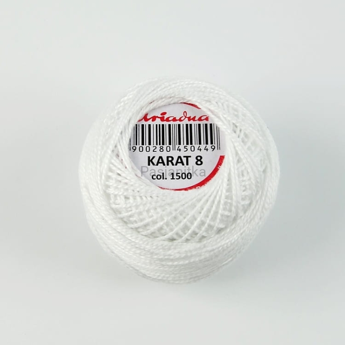 Kordonek Karat 8 / 1500 biały