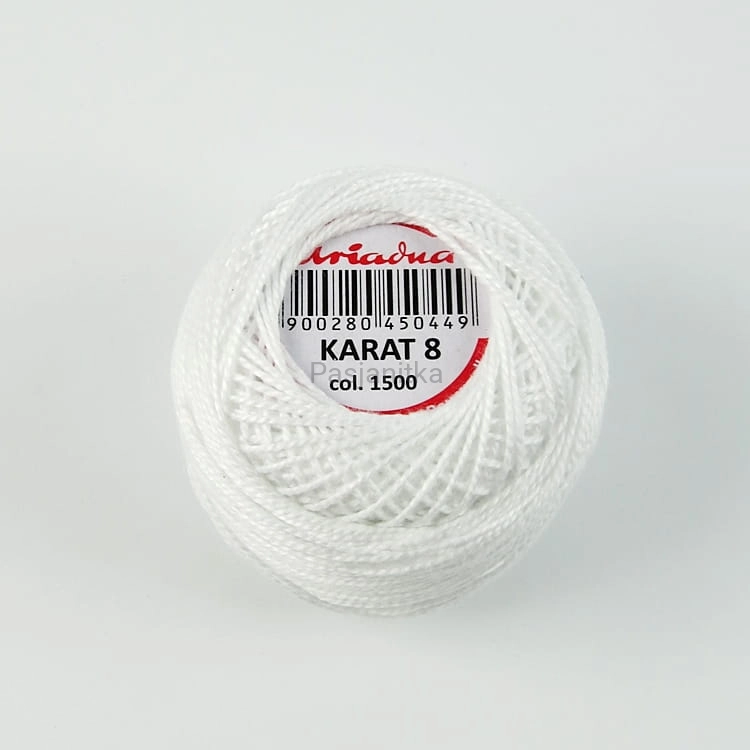 Kordonek Karat 8 / 1500 biały
