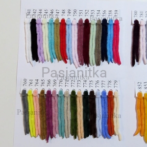 Wzornik kolorów włóczki Dolce Yarn Art