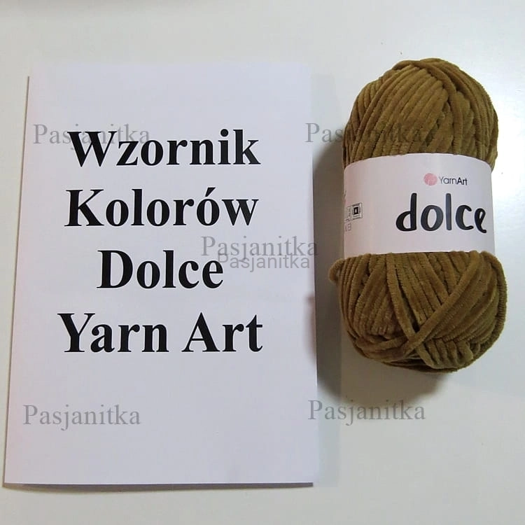 Wzornik kolorów włóczki Dolce Yarn Art