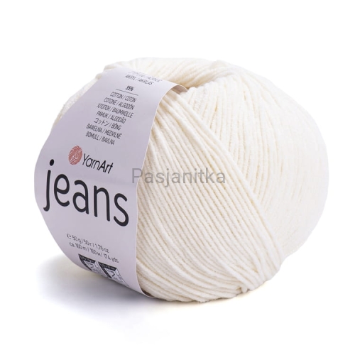 Włóczka Jeans 03 ecru